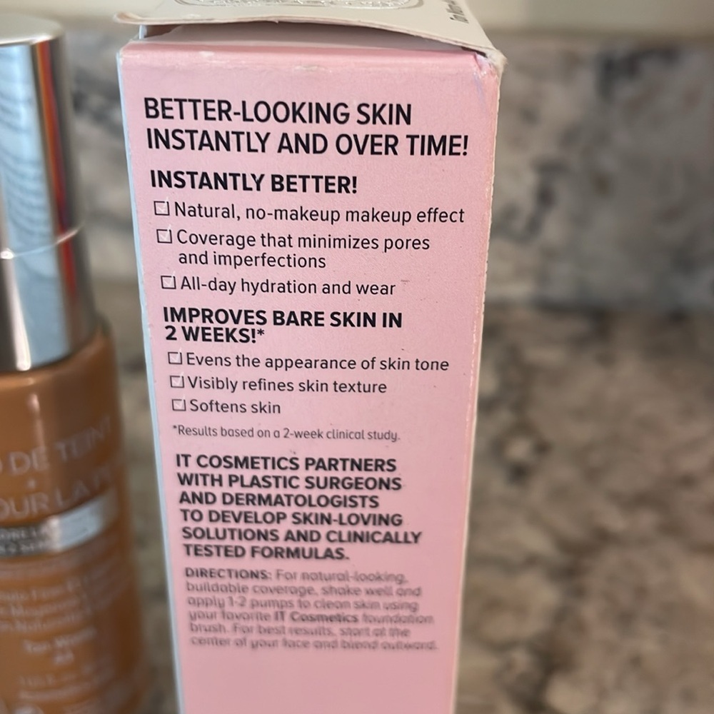NIB IT Cosmetics Your Skin But better Foundation + Skincare Tan Warm 44 - Picture 7 of 8
